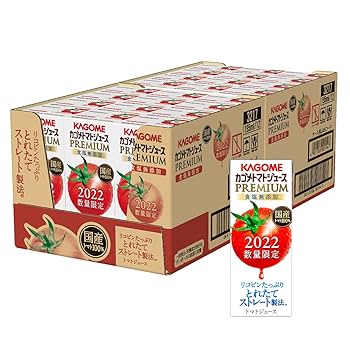 Amazon.co.jp: カゴメ トマトジュース プレミアム 食塩無添加